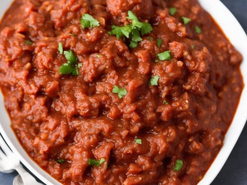 Diane's No-Cook Red Hamburger Relish Recipe