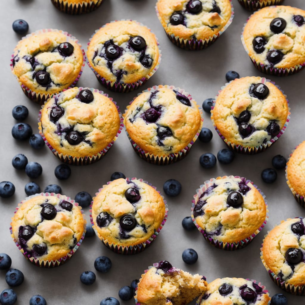 dish name Blueberry Cream Muffins