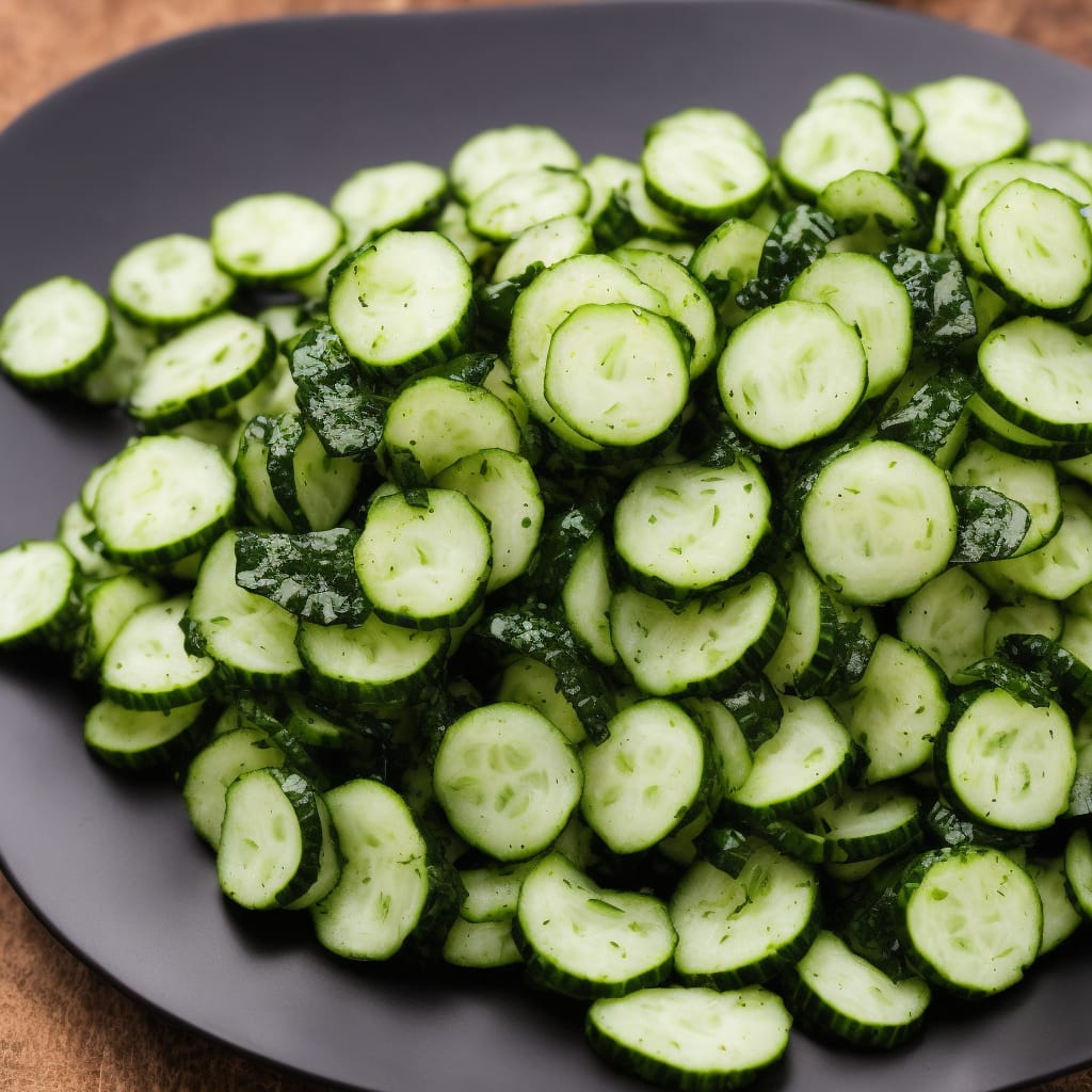 Crisp Marinated Cucumbers Recipe