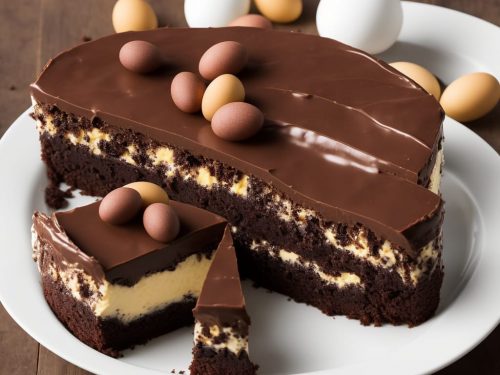 Double Chocolate Easter Egg Cheesecake