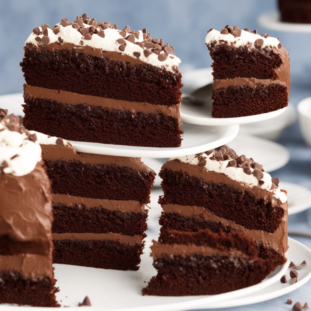 Double-the-love Chocolate Cake