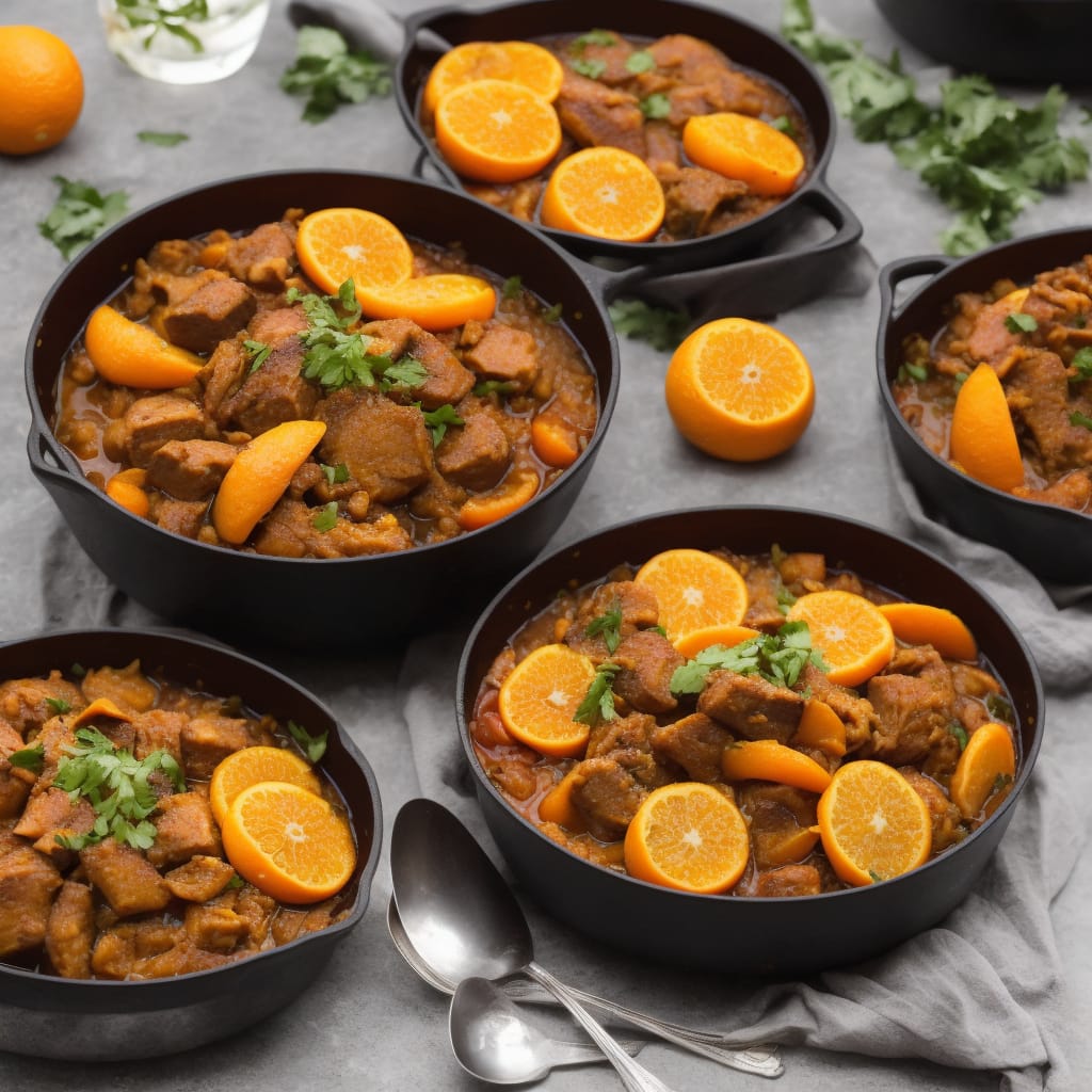 Duck Tagine with Clementines