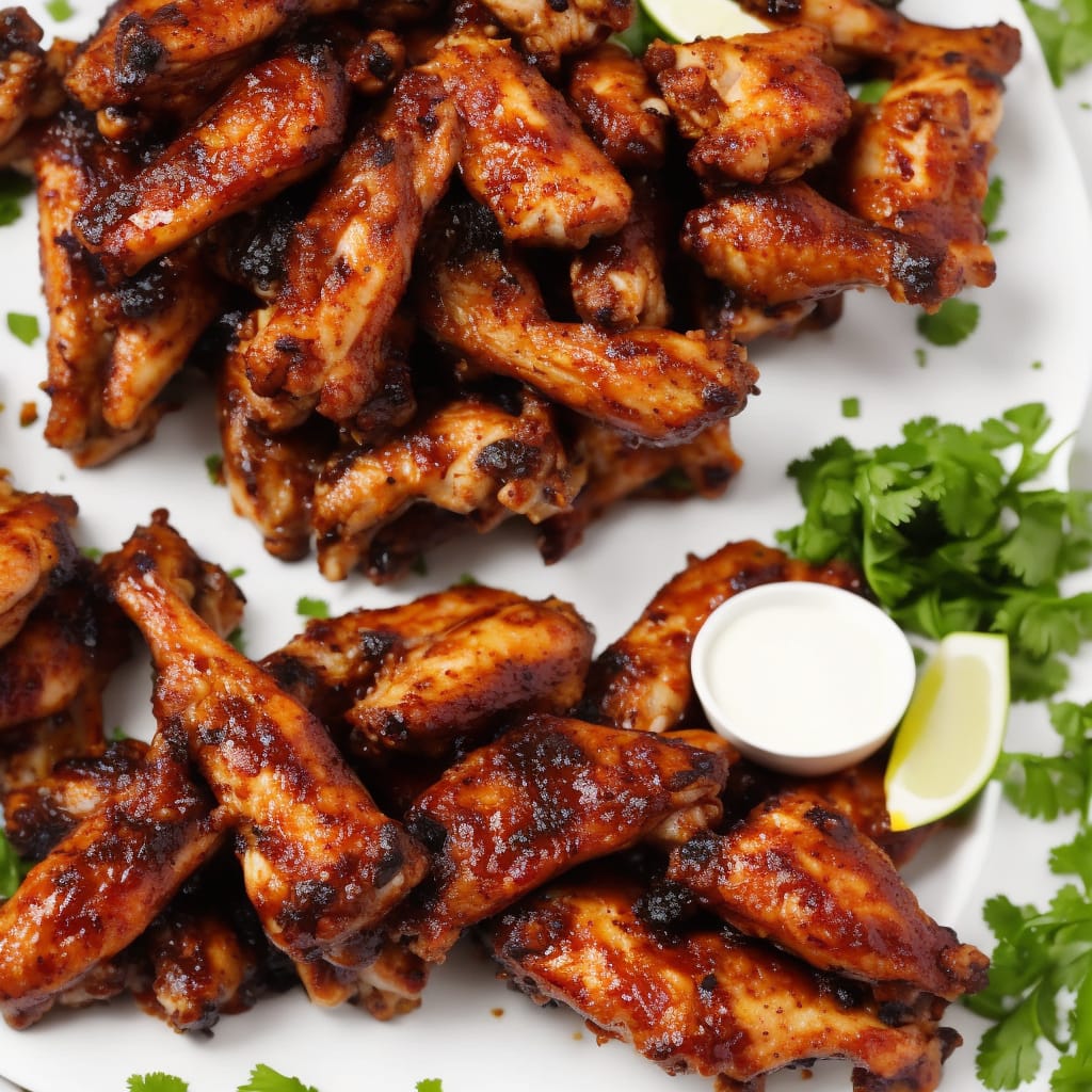 Dukkah-Spiced BBQ Chicken Wings