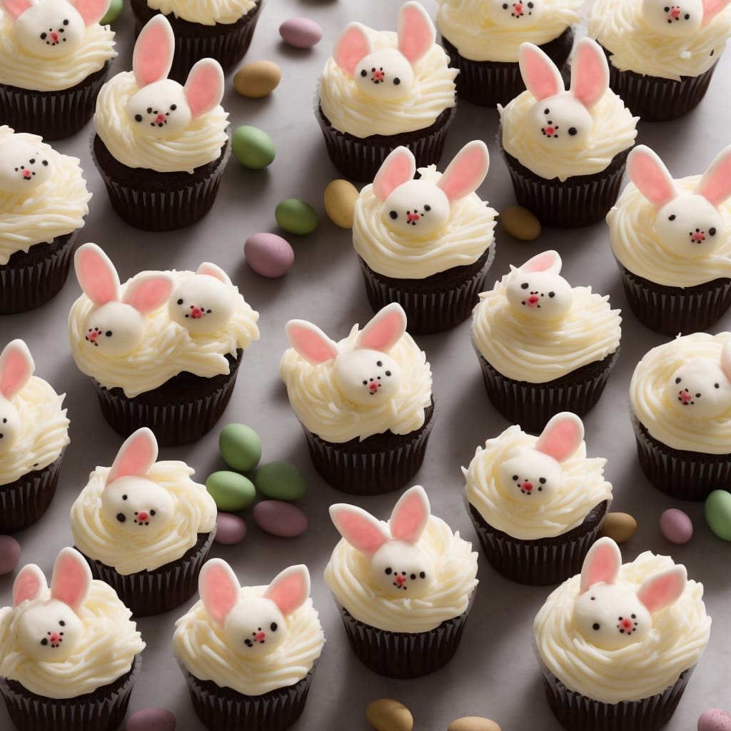 Easter Bunny Cupcakes