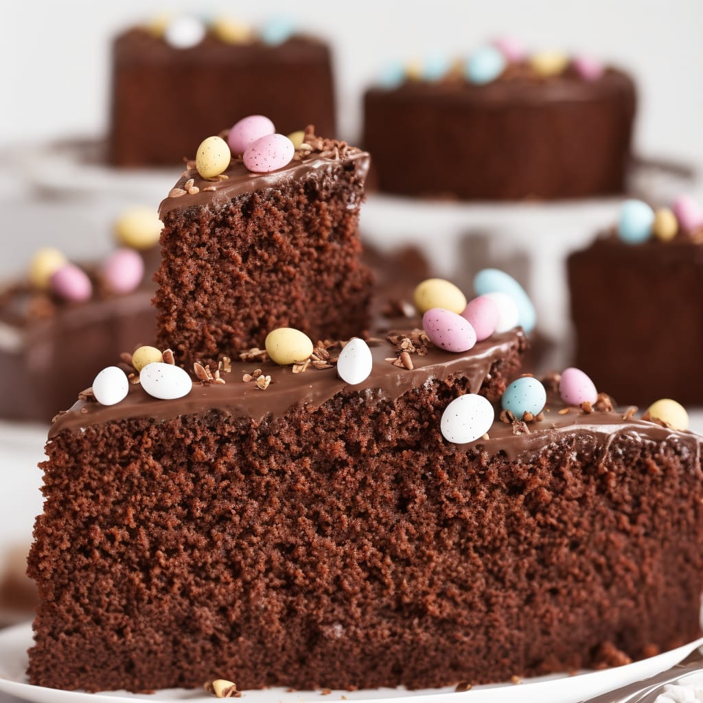 Easter Chocolate Truffle Cake