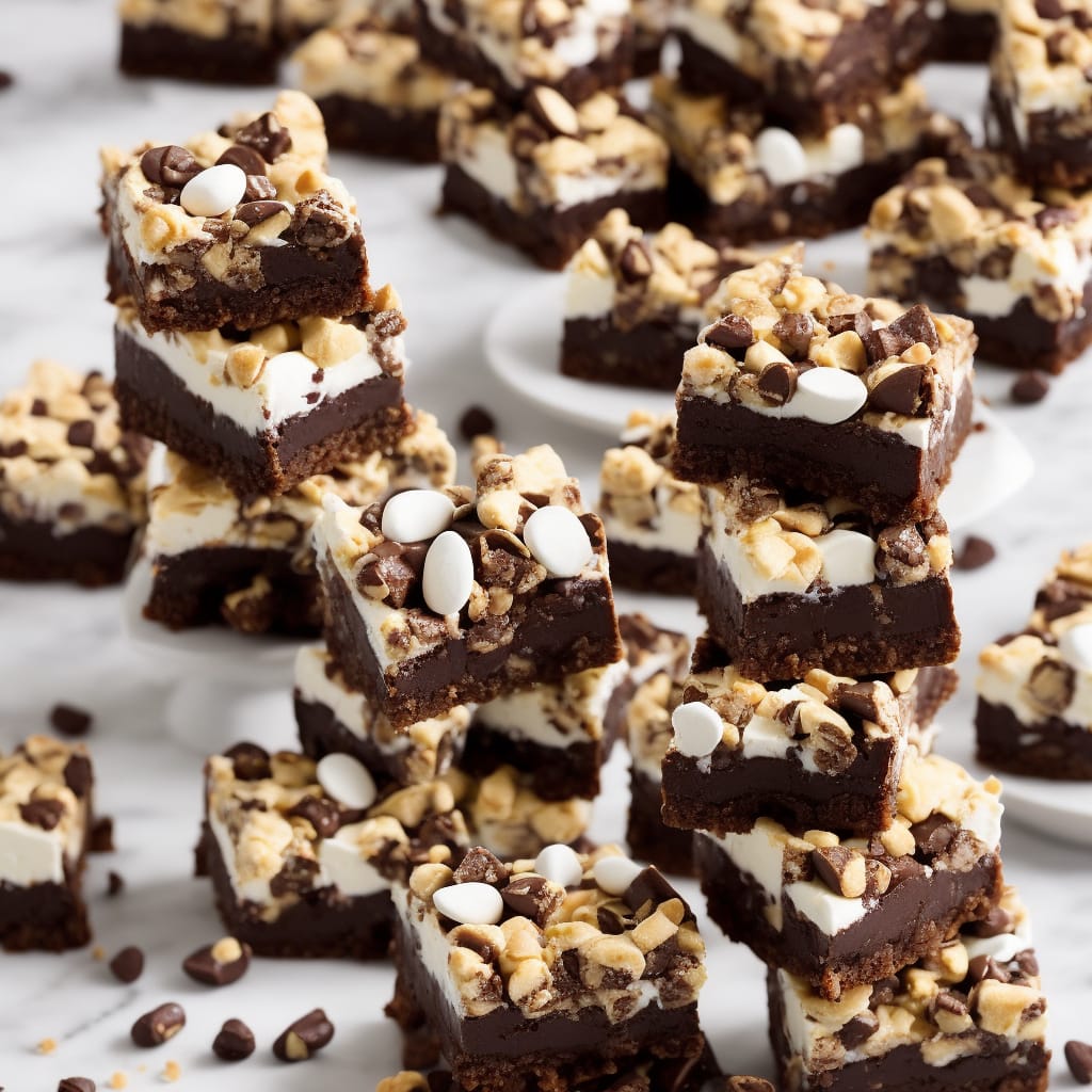 Easter Rocky Road Cheesecake Bars
