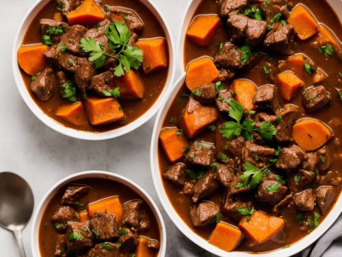 Easy Beef Stew with Sweet Potato Topping