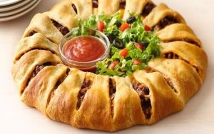 Easy Crescent Taco Bake