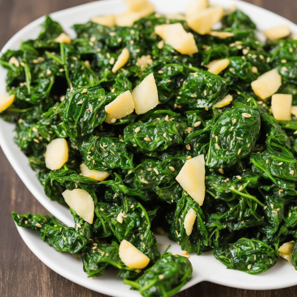 Easy Fried Spinach Recipe