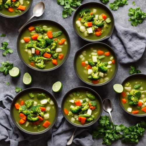 Easy Green Vegetable Soup Recipe