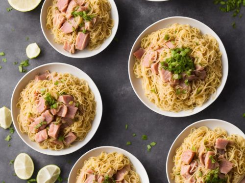 Easy Ham and Noodles Recipe