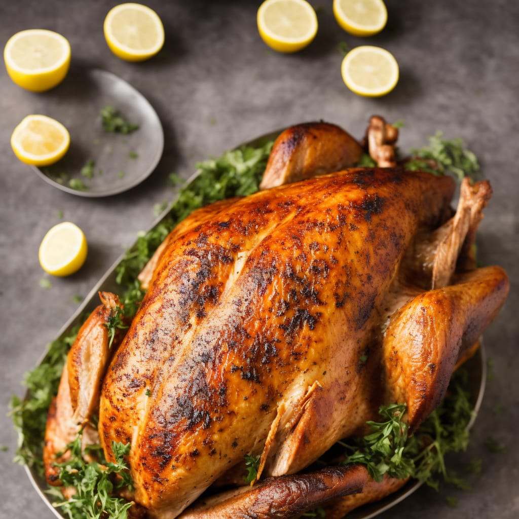 The Best Thanksgiving Turkey  Mayo-Rubbed Turkey with Lemon & Herbs