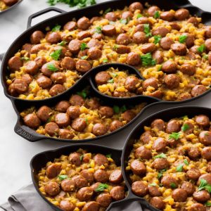 Easy Kielbasa Skillet Dinner Recipe