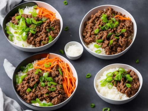 Easy Korean Ground Beef Bowl Recipe