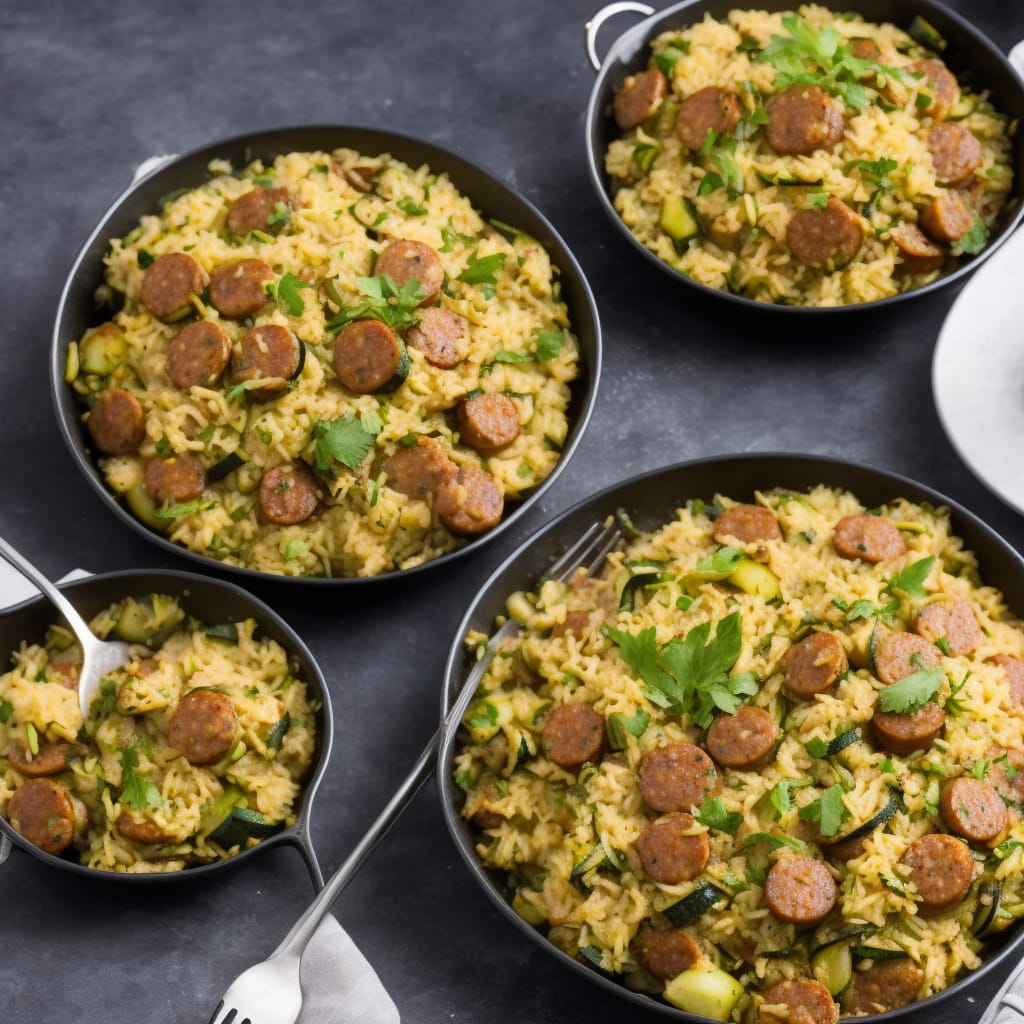 Easy Sausage & Courgette Pilaf