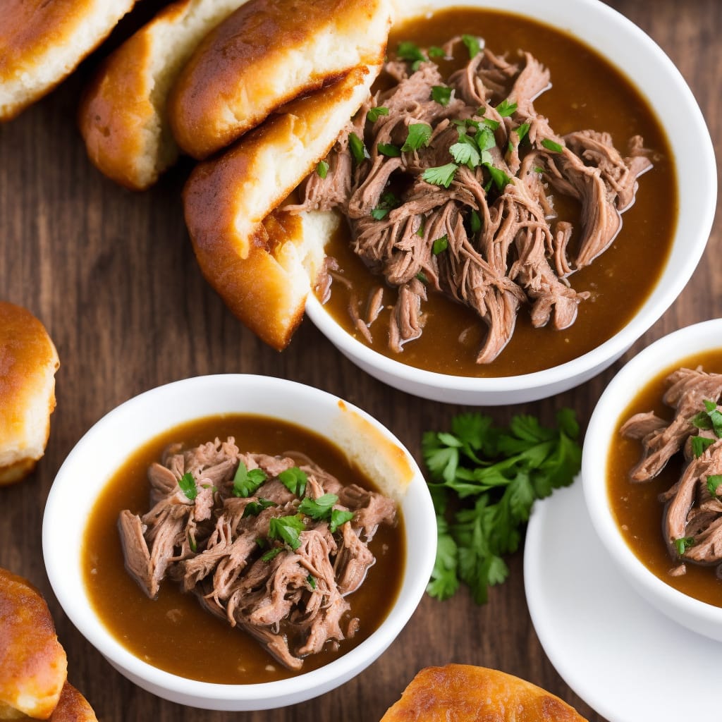 Easy Slow Cooker French Dip Recipe