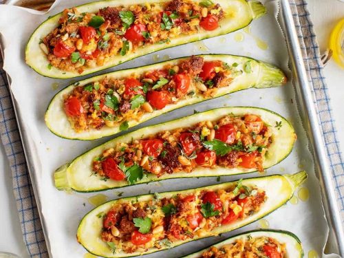 Easy Stuffed Zucchini Recipe