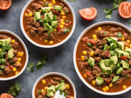 Easy Taco Soup with Ground Beef Recipe