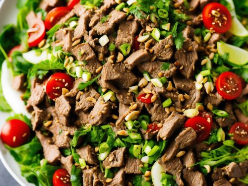 Easy Thai beef salad