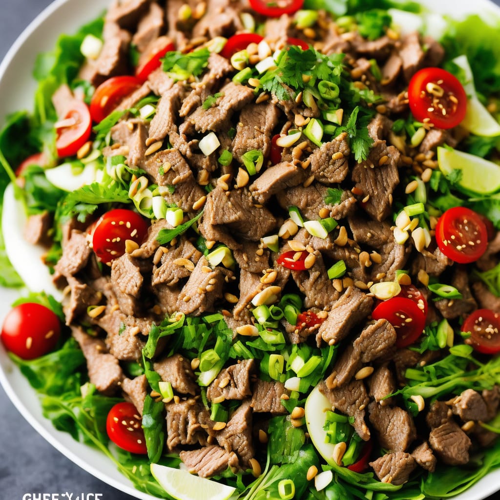 Easy Thai beef salad