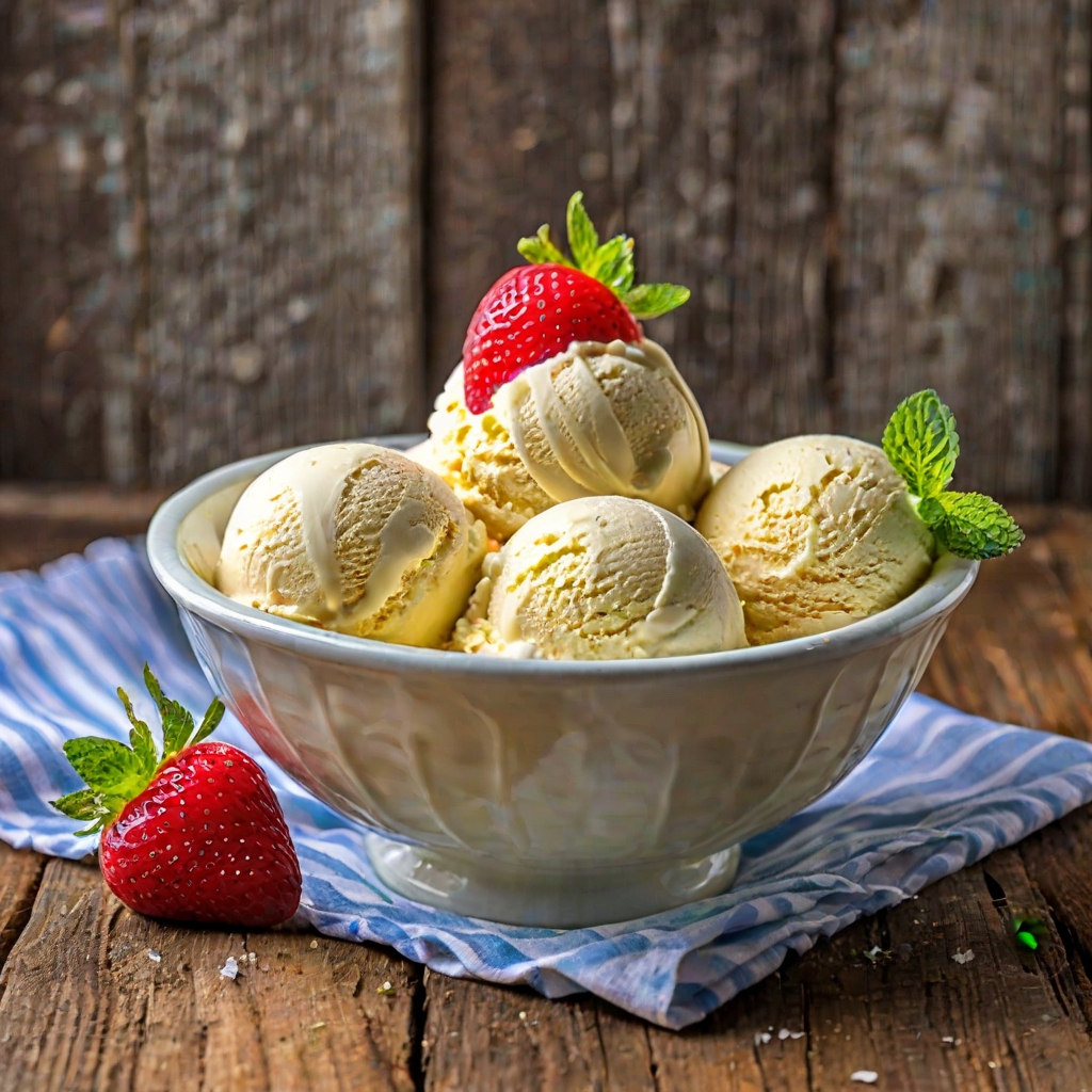 Easy vanilla ice cream recipe