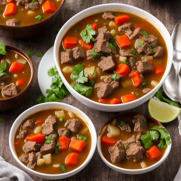 Easy Vegetable Beef Soup with Ground Beef Recipe Recipe