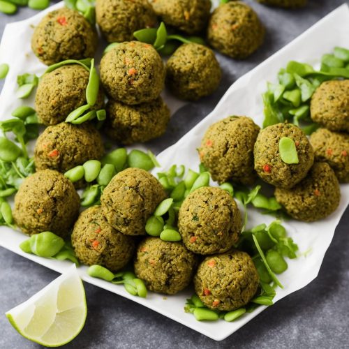Edamame Falafel Wraps Recipe