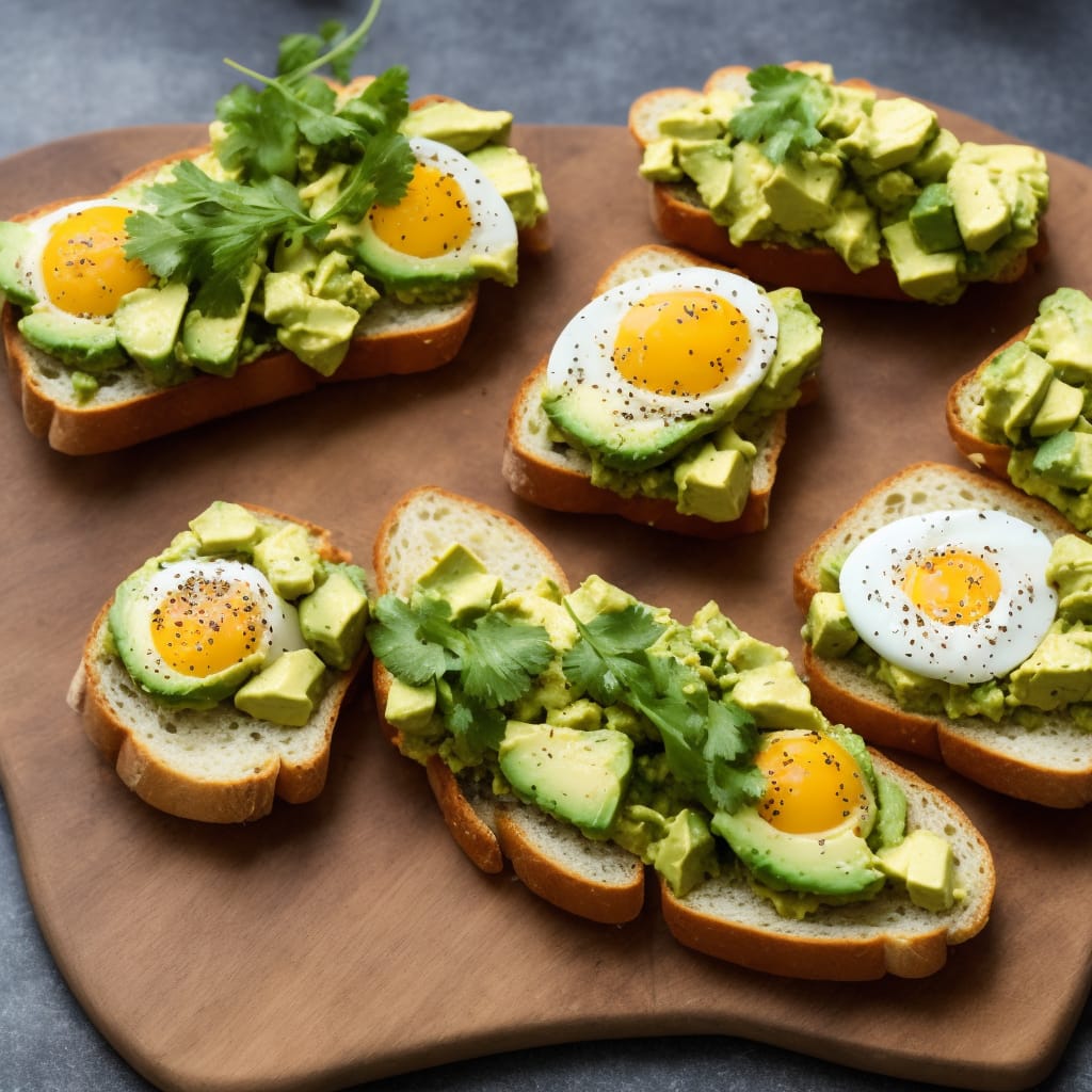 Egg & Avocado Open Sandwich
