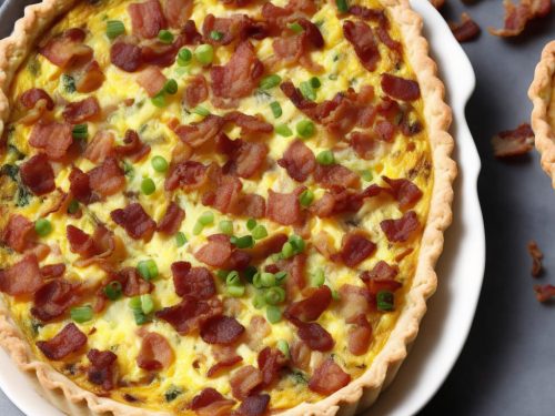 Egg-Free Cheese & Bacon Quiche