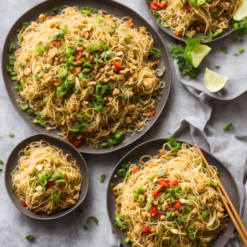 Egg-Fried Noodles with Beansprouts