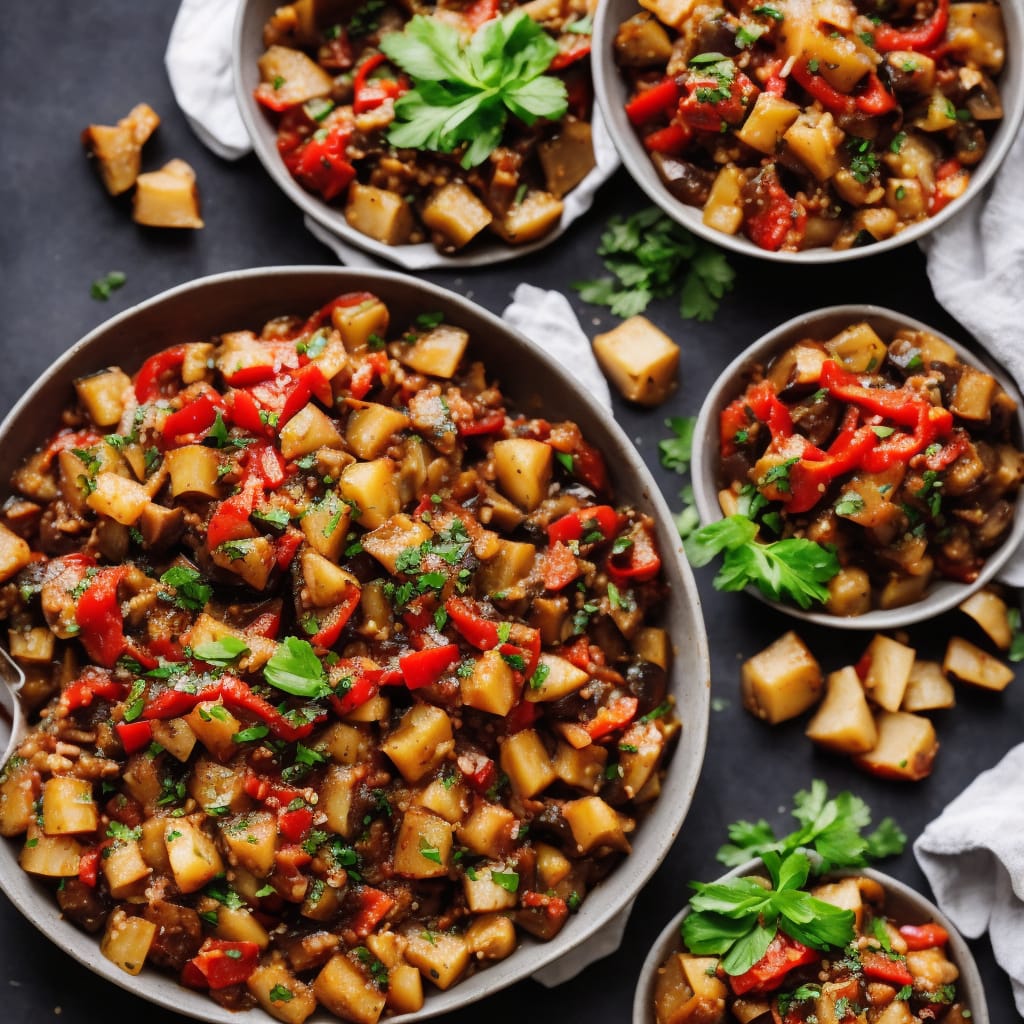 Eggplant Caponata (Sicilian Version)