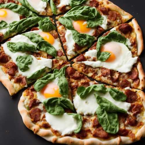 Eggs Florentine Pizza Recipe