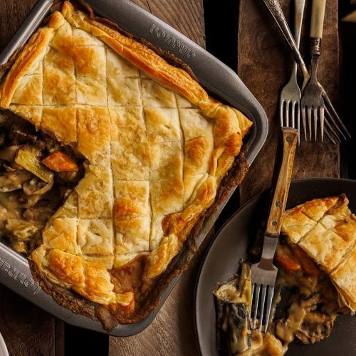 Elegant Mushroom Pie Recipe Recipe