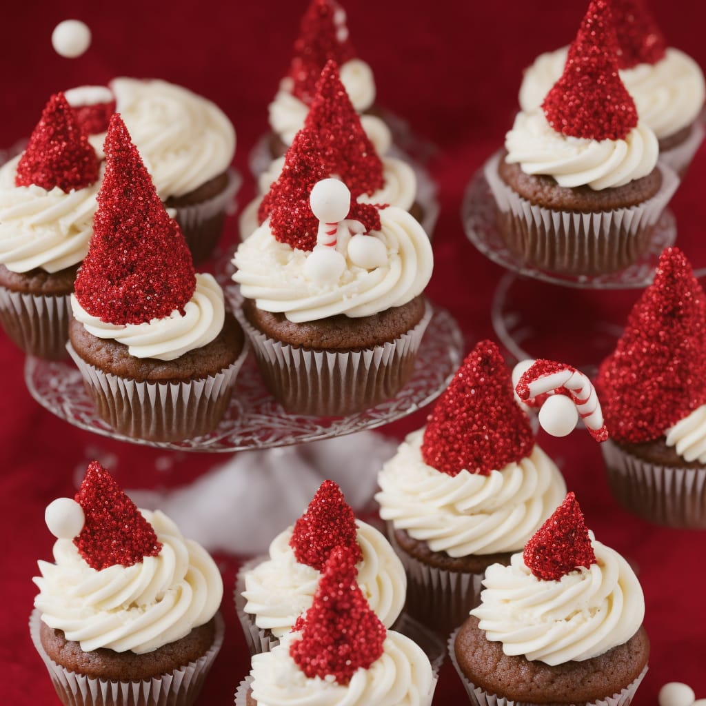 Elf & Santa Cupcakes