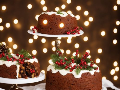 Enchanted Forest Christmas Cake
