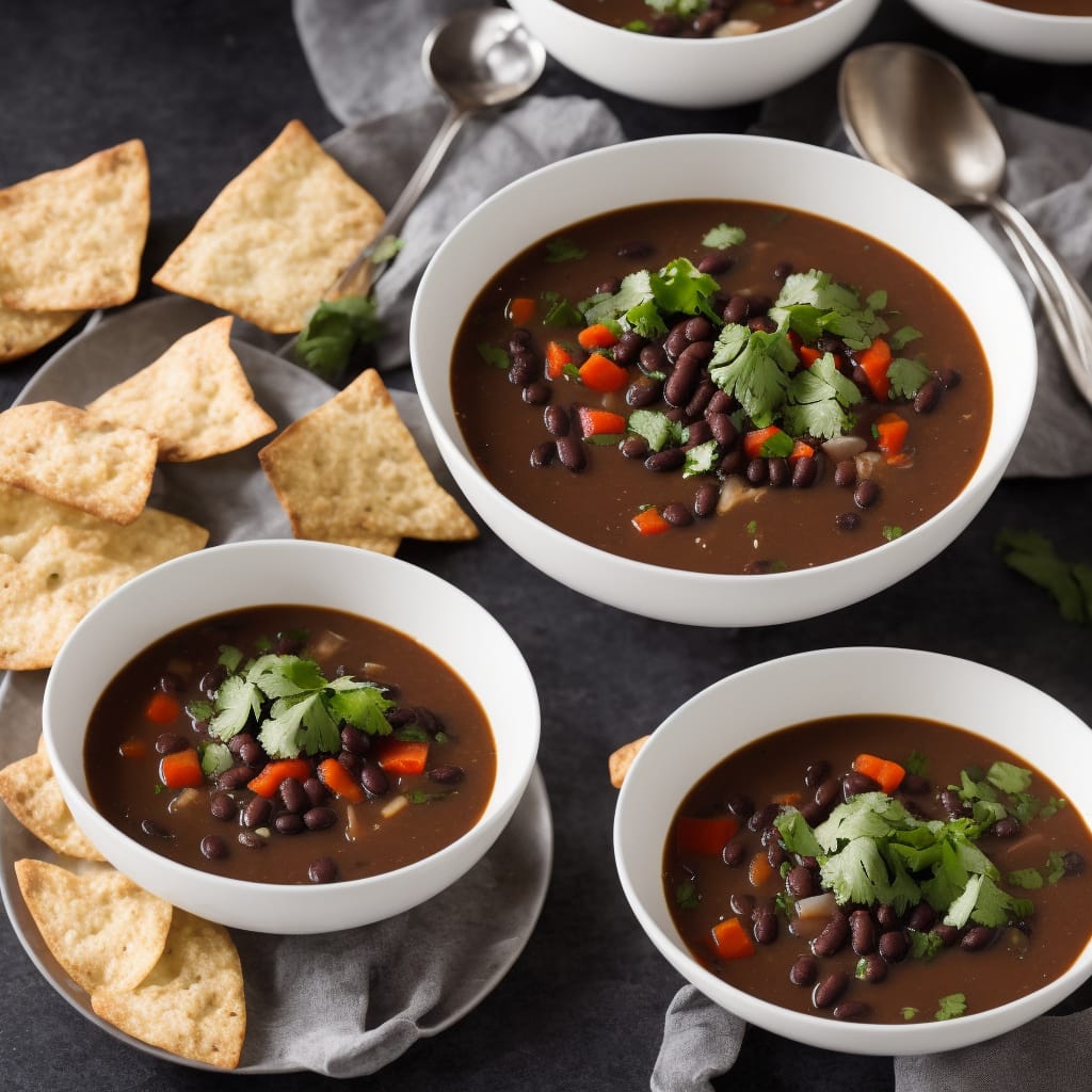 Fast and Delicious Black Bean Soup