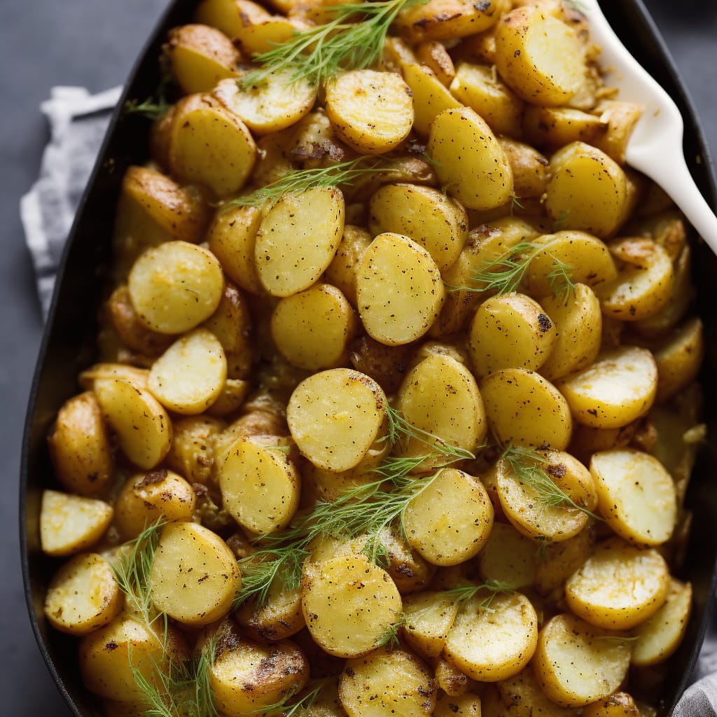 Fennel & Lemon Boulangère Potatoes