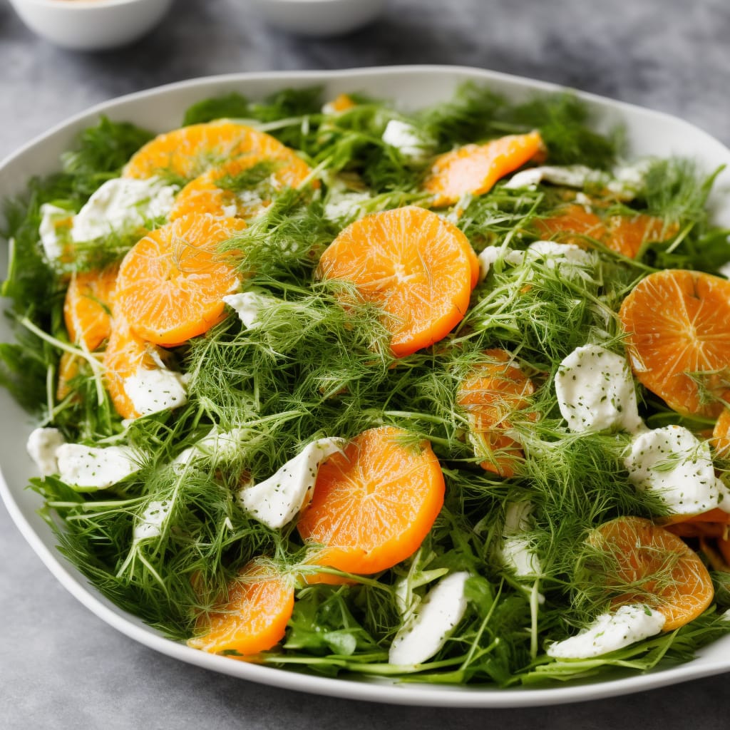 Fennel, mint & clementine salad