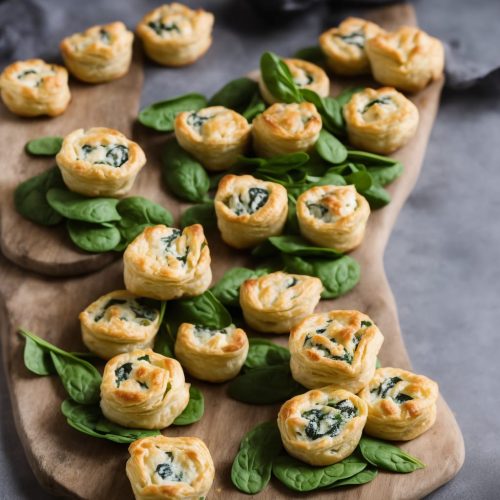 FetaSpinach Puff Pastry Bites Recipe