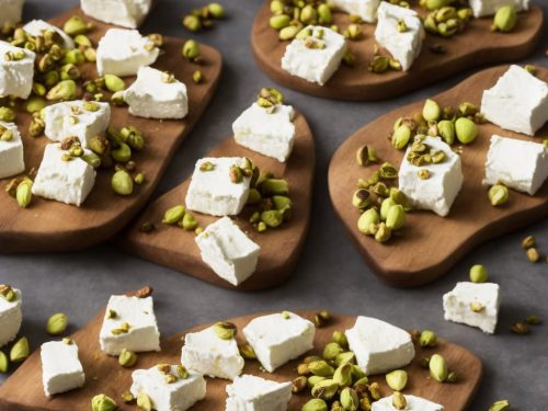 Figs with Goat's Cheese, Pistachios & Honey