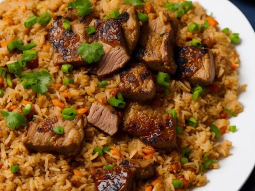 Five-Spice Pork Fillet with Fried Rice