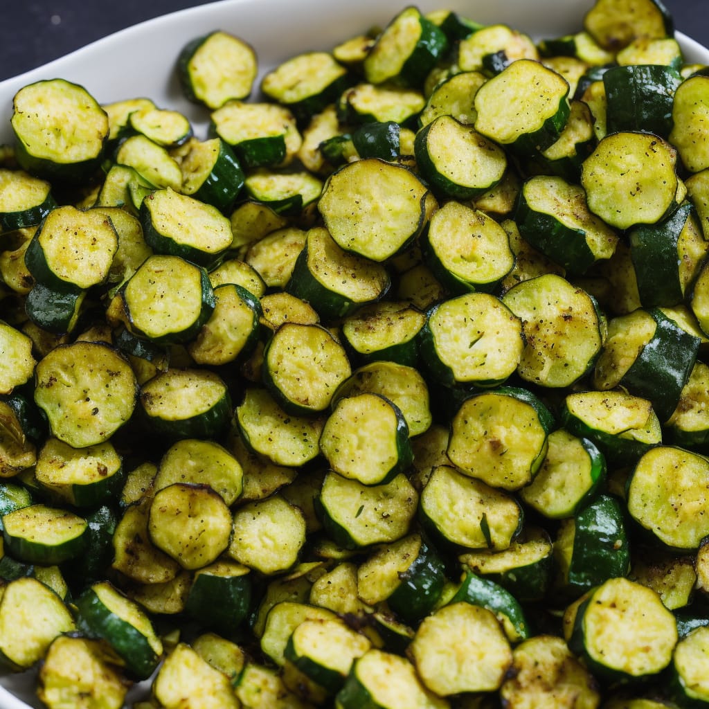 Flash-fried Courgettes