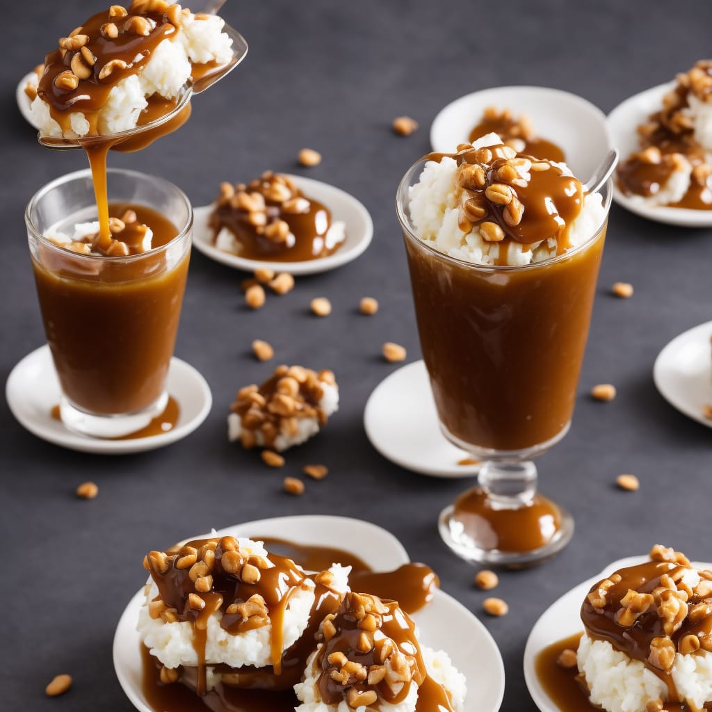 Floating Islands with Caramel Sauce
