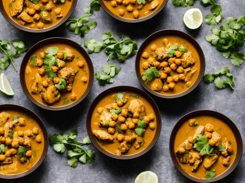 Fragrant Chicken Curry with Chickpeas