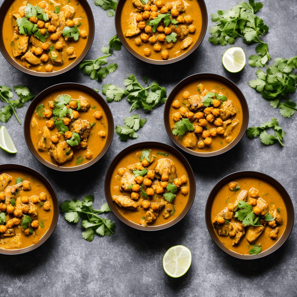Fragrant Chicken Curry with Chickpeas