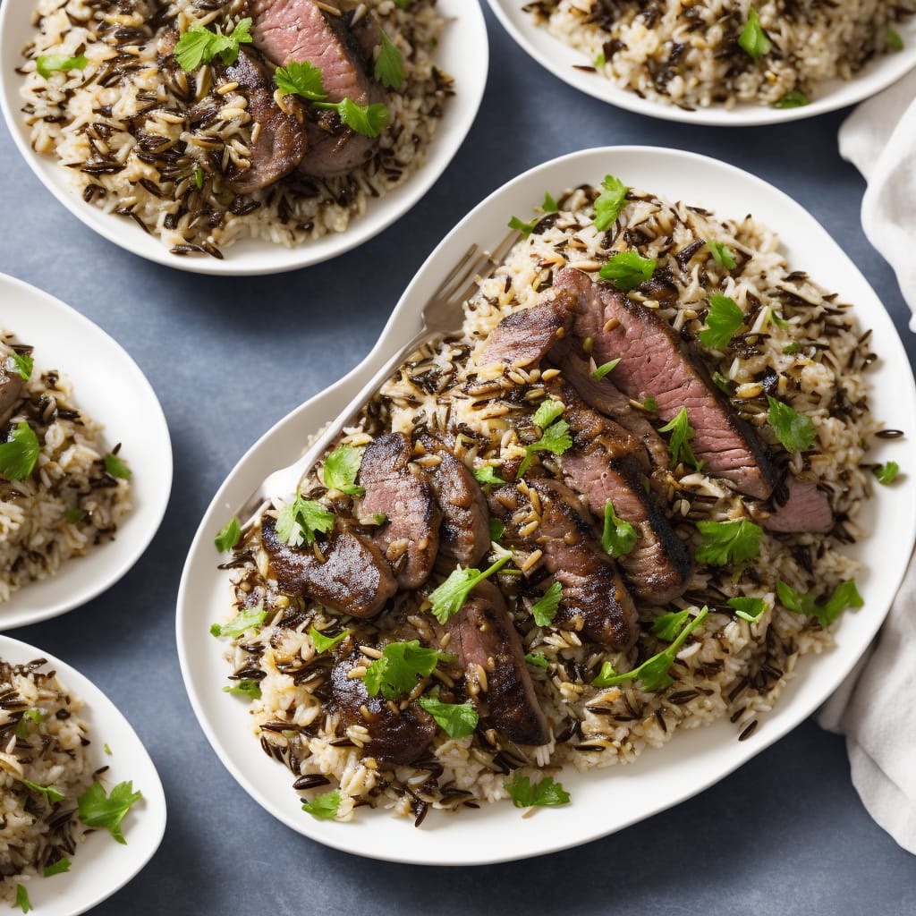 Fragrant Duck Breasts with Wild Rice Pilaf