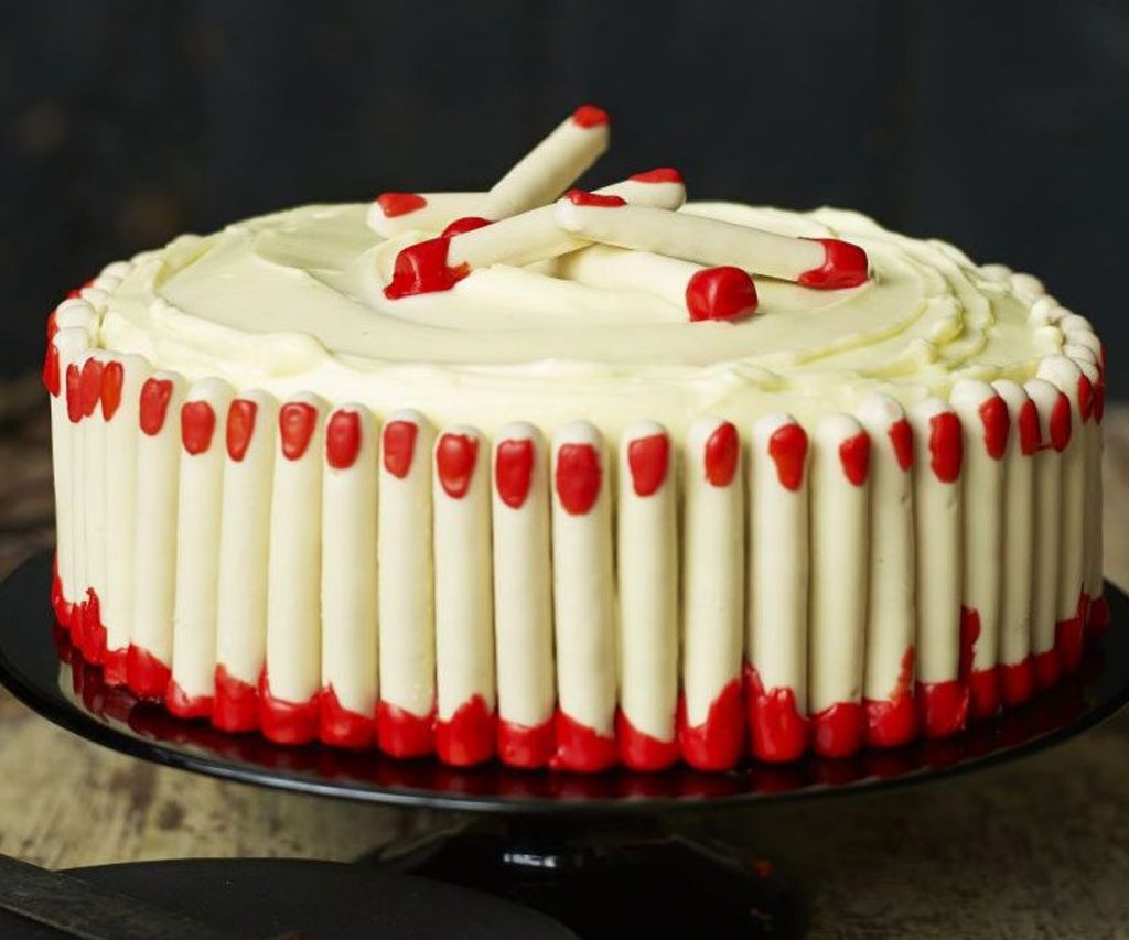 Freaky Finger Red Velvet Cake