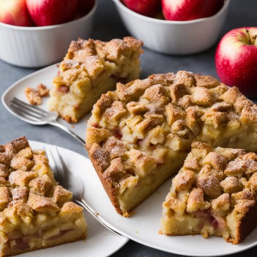 French-Style Apple Rhubarb Cake Recipe | Recipes.net