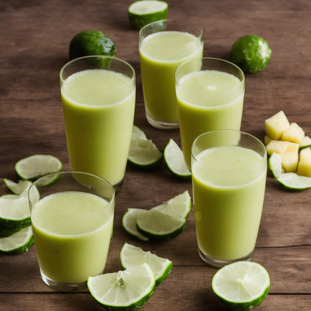 Fresh Pineapple-Cucumber Juice