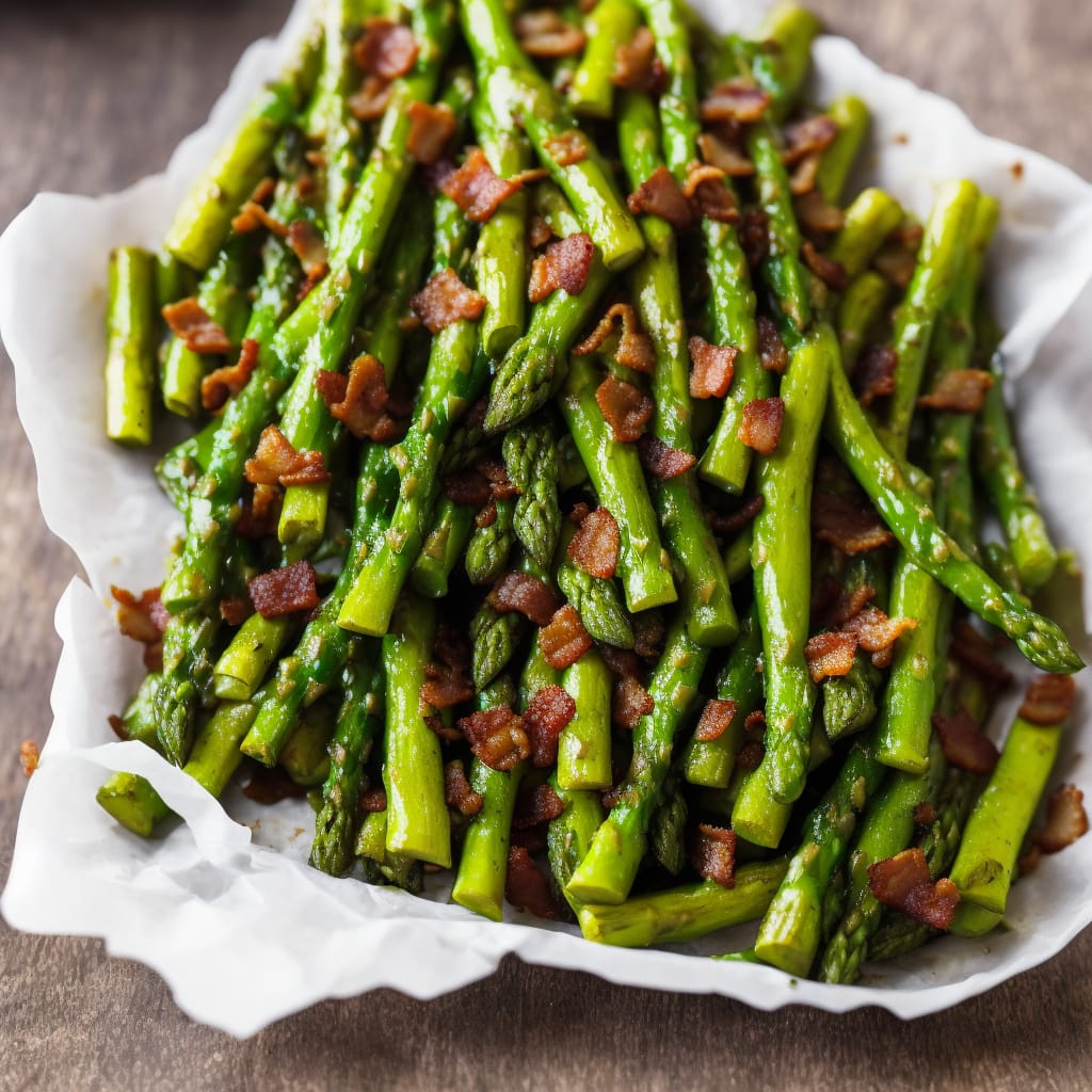Fried Asparagus with Bacon Recipe